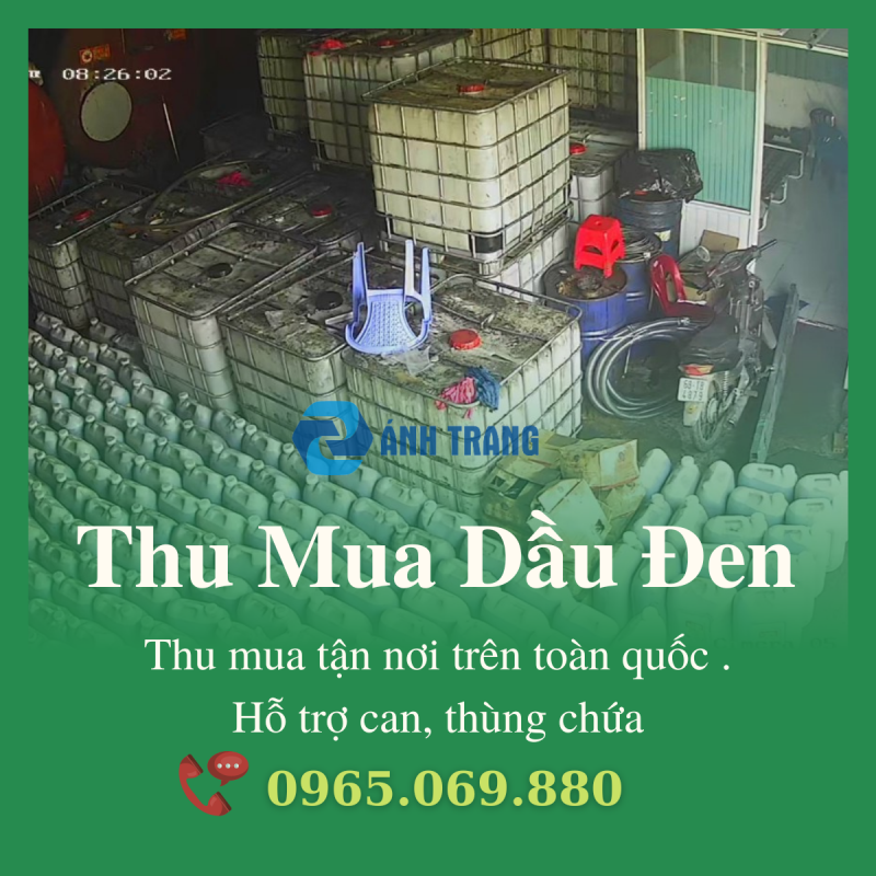 Thu mua dầu ăn đã qua sử dụng